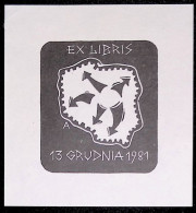 EX LIBRIS ALFRED GAUDA Per 13 GRUDNIA 1981 L27bis-F02 EXLIBRIS - Exlibris