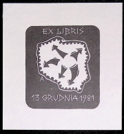 EX LIBRIS ALFRED GAUDA Per 13 GRUDNIA 1981 L27bis-F02 EXLIBRIS - Ex-libris