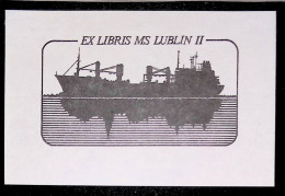 EX LIBRIS ALFRED GAUDA Per MS LUBLIN II L27bis-F02 EXLIBRIS - Ex-libris