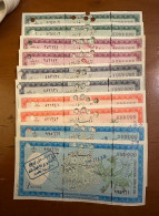 Iran (Melli) Bank 200 500 1000 2000 5000  (UNC-) P-NEW [Complete Set Sequence X2] [Very Rare !!] - Iran