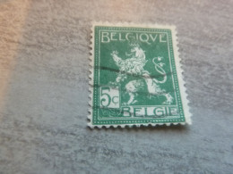 Belgique - Armoirie - Lion - 5c. - Vert - Oblitéré - Année 1930 - - Usati