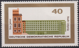 1965 DDR, ** Mi:DD 1128, Yt:DD 827, 800 Jahre Stadt Leipzig, Oper, Hauptpostamt - Posta