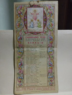 Calendario 1938 NOVIZIATO DEL S. CUORE Albisola Superiore (Savona)  35x17 Cm - Formato Grande : 1921-40