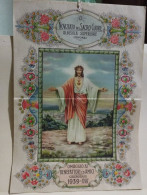 Calendario 1938 NOVIZIATO DEL S. CUORE Albisola Superiore (Savona)  3x21 Cm - Tamaño Grande : 1921-40