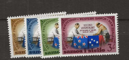 1964 MNH Samoa Mi 126-29 Postfris** - Samoa