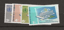 1966 MNH Samoa Mi 141-44 Postfris** - Samoa
