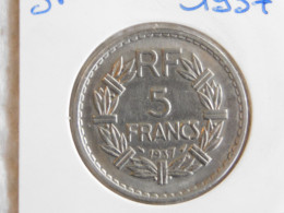 France 5 Francs 1937 LAVRILLIER, NICKEL (866) - 5 Francs