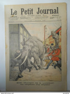 LE PETIT JOURNAL N°690 - 7 FEVRIER 1904 - MORT TRAGIQUE DE M. LOCKHART PAR UN ELEPHANT - CIRQUE - Le Petit Journal