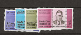 1966 MNH Samoa Mi 146-49 Postfris** - Samoa