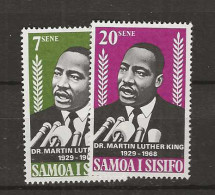 1966 MNH Samoa Mi 185-86 Postfris** - Samoa