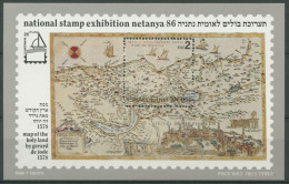 Israel 1986 Briefmarkenausstellung NETANYA '86 Block 32 Postfrisch (C70279) - Blokken & Velletjes