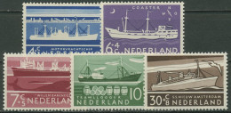 Niederlande 1957 Soziale Und Kulturelle Fürsorge Schiffe 692/96 Postfrisch - Ongebruikt