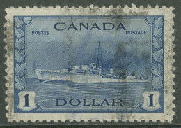 Kanada 1942 Kriegsproduktion Zerstörer Cossack 229 A Gestempelt - Used Stamps