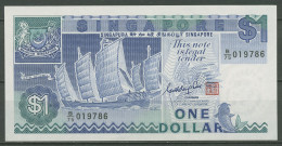 Singapur 1 Dollar (1987), Segelschiff, KM 18 A Fast Kassenfrisch (K757) - Singapore