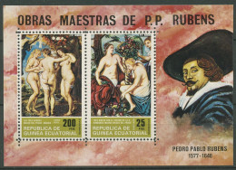 Äquatorialguinea 1973 Gemälde V. Peter Paul Rubens Block 78 Postfrisch (C29010) - Äquatorial-Guinea