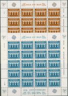 Isle Of Man 1984 Europa 25 Jahre CEPT Brücken 261/62 Bogen Postfrisch (SG97789) - Man (Ile De)