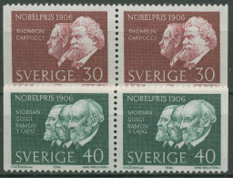 Schweden 1966 Nobelpreisträger 566/67 Dl/Dr Paare Postfrisch - Nuevos