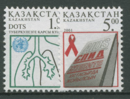 Kasachstan 2001 Gesundheitsfürsorge 338/39 Postfrisch - Kazajstán