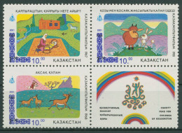 Kasachstan 2001 Kinderfilme 304/06 ZD Postfrisch - Kazajstán