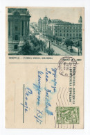 1956. YUGOSLAVIA,BELGRADE,KNEZA MILOSA STREET,10 DIN. ILLUSTRATED STATIONERY CARD,USED TO SKOPJE - Postwaardestukken