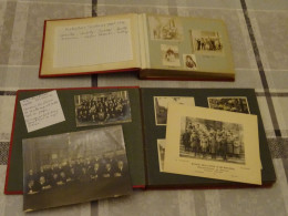 2 Albums 225 Photos Bataillons Scolaires Région Parisienne Versailles, Gentilly, Maison Blanche, école Math Sup Math Spé - Albums & Collections