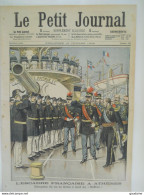 LE PETIT JOURNAL N°712 - 10 JUILLET 1904 - L'ESCADRE FRANCAISE A ATHENES - LE ROI DE GRECE A BORD DU SUFFREN - Le Petit Journal