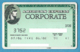 K-0400 * ITALY ° AMERICAN EXPRESS CORPORATE Credit Card - Krediet Kaarten (vervaldatum Min. 10 Jaar)