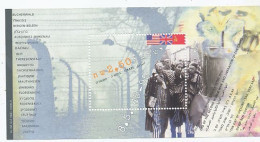 TIMBRE STAMP ZEGEL ISRAËL FEUILLET CAMP CONCENTRATION 1945-1995  XX - Neufs (avec Tabs)