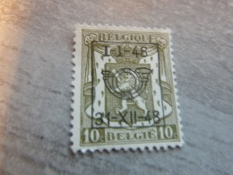 Belgique - Lion - Préoblitéré - 10c. - Gris - Neuf - Année 1948 - - Typos 1951-80 (Ziffer Auf Löwe)