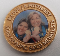 AUSTRALIA Olympic Games Sydney 2000 -  Medallion Token Gold Medallist N. Cook / K. Pottharst - Apparel, Souvenirs & Other