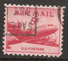 Etats-Unis D'Amérique USA 1947 N° PA 35 Iso O Courant, Avion, Aviation, Quadrimoteur, Douglas Aircraft Company, DC-4 - Used Stamps