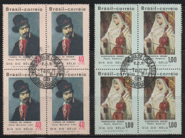 Brazil 1971 First Day Cancel On Block Of 4 - Ungebraucht