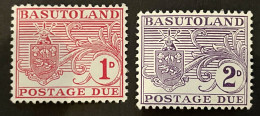 BASUTOLAND - MH* - 1956 - # T3/4 - 1933-1964 Kolonie Van De Kroon