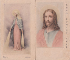 Calendarietto - Gesù - Anno Domini - Anno 1948 - Petit Format : 1941-60