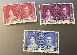 BASUTOLAND - MnH** - 1937 - # 15/17 - 1933-1964 Kolonie Van De Kroon