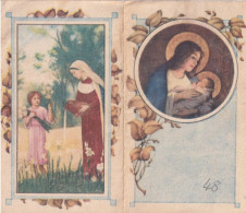 Calendarietto - Madonna Col Bambino - Anno 1948 - Formato Piccolo : 1941-60