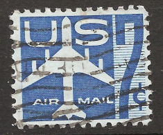 Etats-Unis D'Amérique USA 1958 N° PA 50 Iso O Avion, Aviation, Courant, Quadrimoteur, Douglas, DC-4 - Used Stamps