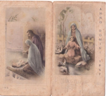 Calendarietto - Madonna E Gesù Bambino - Anno Domini - Anno 1947 - Kleinformat : 1941-60