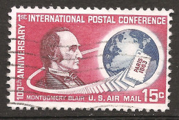 Etats-Unis D'Amérique USA 1963 N° PA 62 O Paris, Conférence Postale Internationale, UPU, Ministre, Blair, Courrier Terre - Usati