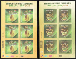 South Africa - 2023 Rugby World Cup Champions Sheet Set (**) - Rugby