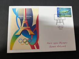 9-3-2024 (2 Y 33) Paris Olympic Games 2024 - 3 (of 12 Covers Series) For The Paris 2024 Olympic Games Artwork - Estate 2024 : Parigi