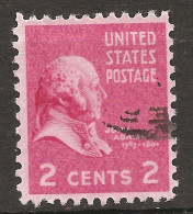 Etats-Unis D'Amérique USA 1938 N° 371 O Président, John Adams, Traité De Paris, Indépendance, Révolution, Marines, Armée - Used Stamps