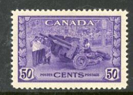 Canada MNH 1942 Munitions Factory - Unused Stamps