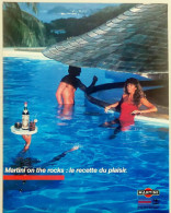 Publicité Papier  ALCOOL MARTINI Octobre 1984 AMSJU - Publicités