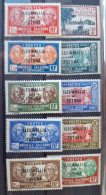 Nouvelle-Calédonie 1939/40 N°77/86  Gomme Mixte **TB Cote 25€ - Neufs