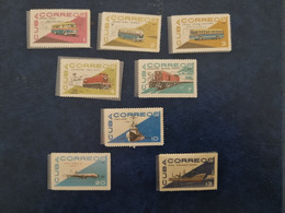 CUBA  NEUF  1965   MEDIOS  DE  TRANSPORTES  //  Sans Gomme - Unused Stamps