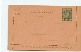 MONACO - ENTIER POSTAL CARTE LETTRE - NEUVE 25 CTS VERT - Postal Stationery