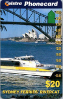 9-3-2024 (Phonecard) Sydney Harbour Bridge - Opera House & Ferry - $ 20.00 Phonecard - Carte De Téléphoone (1 Card) - Australia
