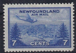 NEWFOUNDLAND 1943 - MLH - Sc# C19 - Air Mail - 1908-1947