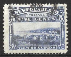 CANADA.." NEWFOUNDLAND."...KING EDWARD VII..(1901-10..)....." 1910.."....5c.......SG2108.....USED...... - Used Stamps